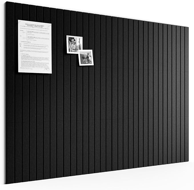 Bumusty Large Cork Board Alternative-48 x 36" Felt Bulletin Board Tiles by BUMUSTY