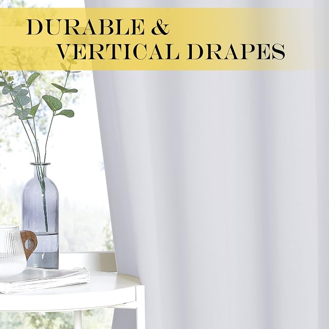 NICETOWN Grommet Top Thermal Insulated Solid Room Darkening Curtain / Drape - Image 6