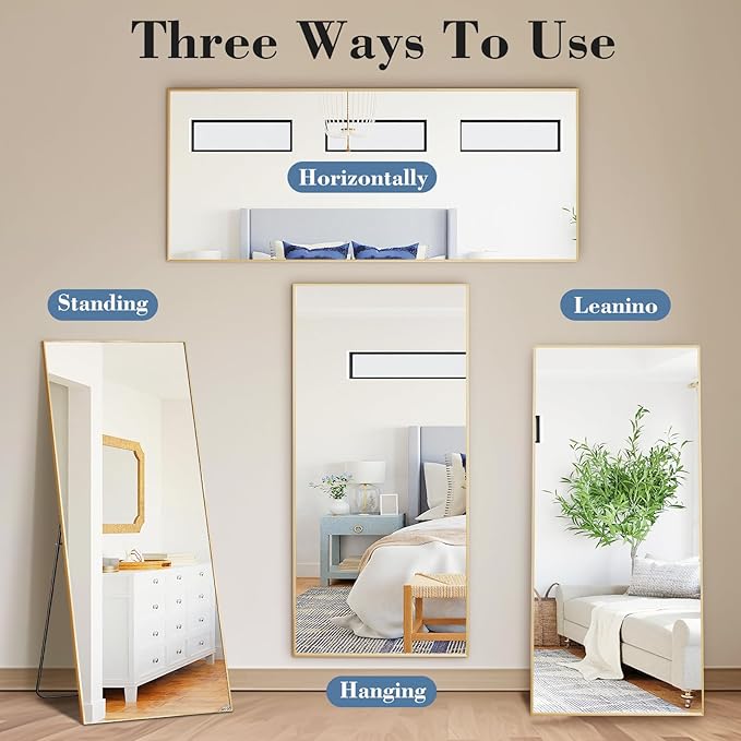 DUMOS 64"x21" Full Length Mirror - Image 6