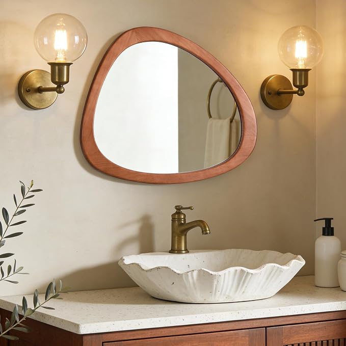 WallBeyond Asymmetrical Mirror, Irregular Wall Mirror - Image 2