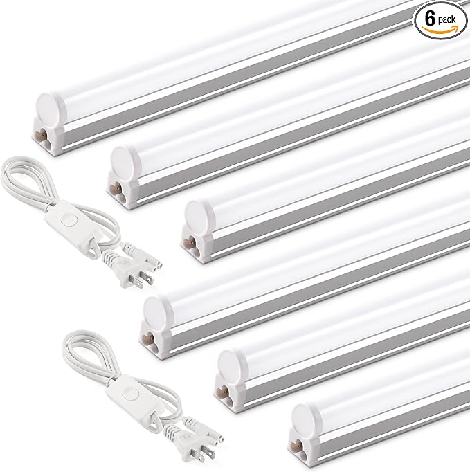 Barrina T5 4FT LED Shop Light, Ceiling Commercial Bay Light by Barrina
