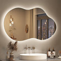 SMIROR Asymmetrical Backlit Bathroom Mirror by SMIROR