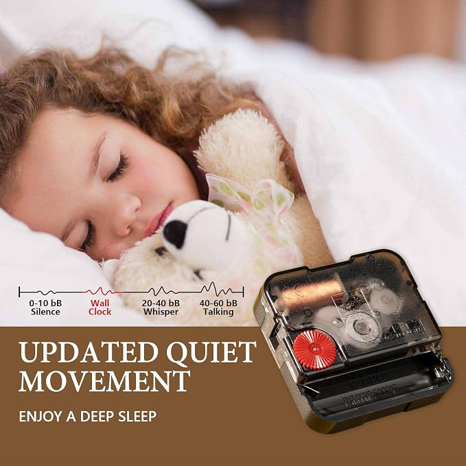 Modern Wall Clock for Living Room, Large Gold Decorative Wall Clock - Image 7