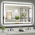 55x36 Inch LED Bathroom Mirror by Briivuemodernmirrors