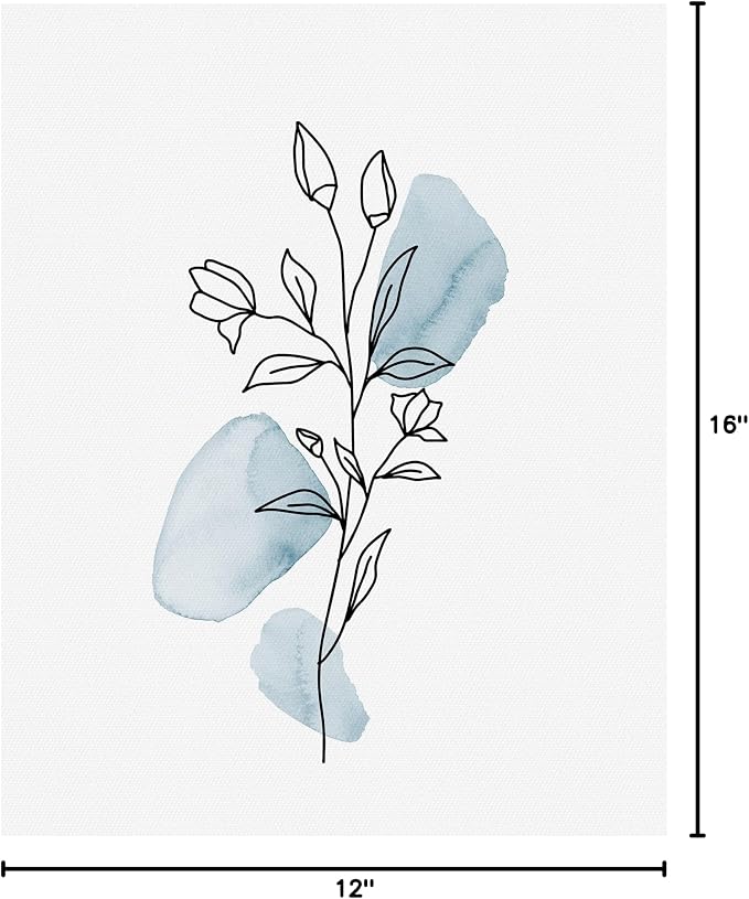 HesenDot Boho Art wall Décor, Botanical Print Set of 3, Abstract Line - Image 8