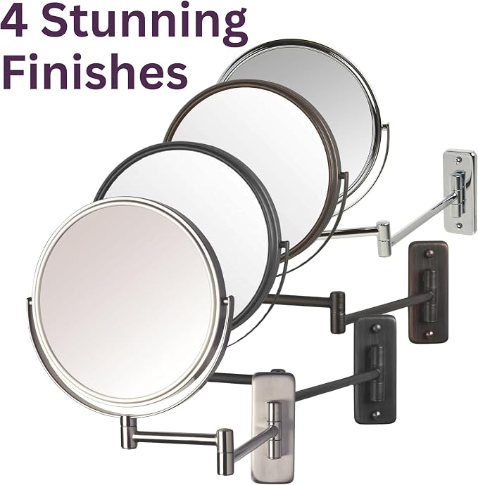 JERDON Wall-Mounted Magnifying Mirror - Image 8