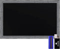 HBCY Creations Rustic Grey Wooden Magnetic Wall Chalkboard, Extra Large Size by HBCYCreations