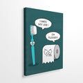 DIHSIEG Inspirational Canvas Wall Art funny bathroom wall art Print Poster by DIHSIEG