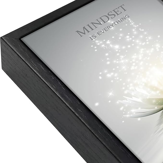 Floating Framed Zen Wall Art, Just Breathe Picture Poster - Image 4