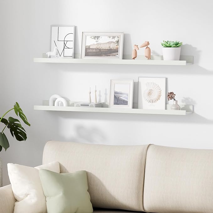 upsimples Floating Shelves for Wall, 35.5 Inch Shelves for Decor Storage Set of - Image 5