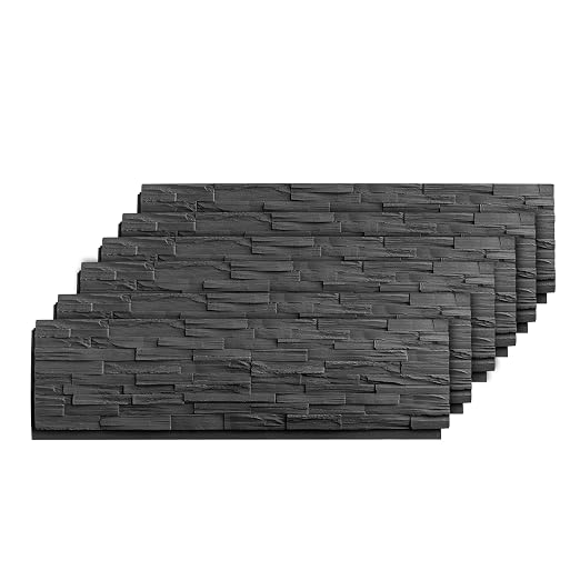ROOMTEC 6-Packs Faux Stone Wall Covering Panels by ROOMTEC