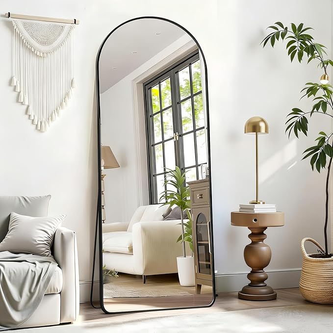 Degfig Arched Full Length Mirror, Full Body Mirrors by YourSpacePerfectlyReflected