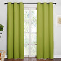 NICETOWN Fresh Green Blackout Curtains 78 inches Length by NICETOWN