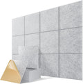 12 Pack Self-Adhesive Acoustic Panels, Soundproof Wall Panels by Lebenforce