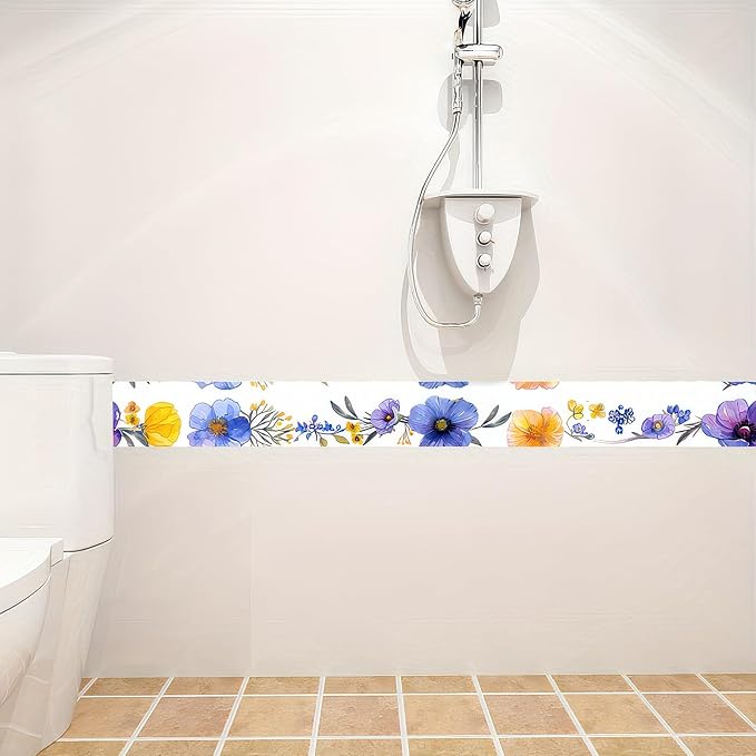 HOMETITUTE Wallpaper Border 4x196 Inch Peel and Stick Wall Border Wallpaper - Image 6