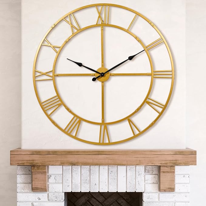 40 Inch Large Wall Clock for Living Room Decor – Easy-Assembly Silent - Image 6