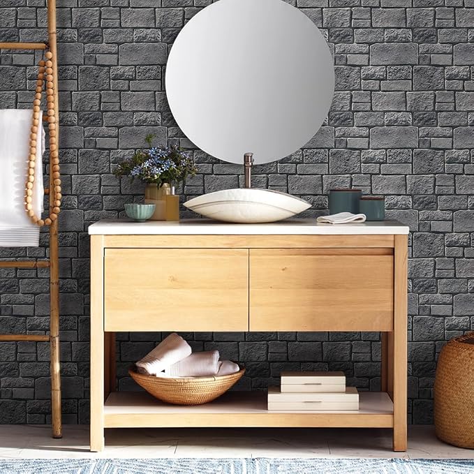 COMSTICKC 3D Wall Panel Peel and Stick, Faux Stone Wall Panel 10 Pcs 12"X12" - Image 7