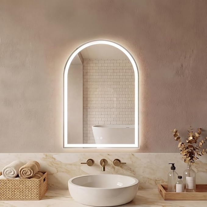 Sweetcrispy 20“×28” LED Bathroom Backlit Mirror by Sweetcrispy