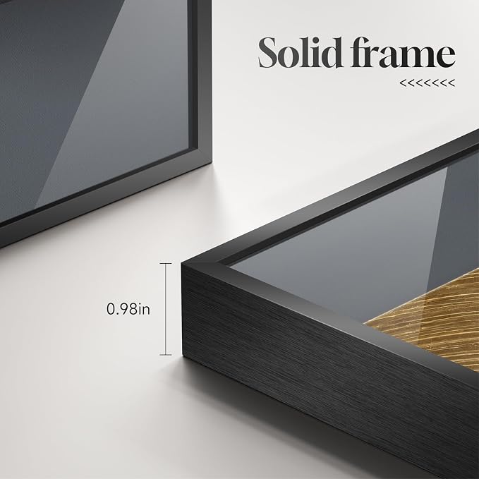 Large Framed Modern Elegant Wall Art - Image 6