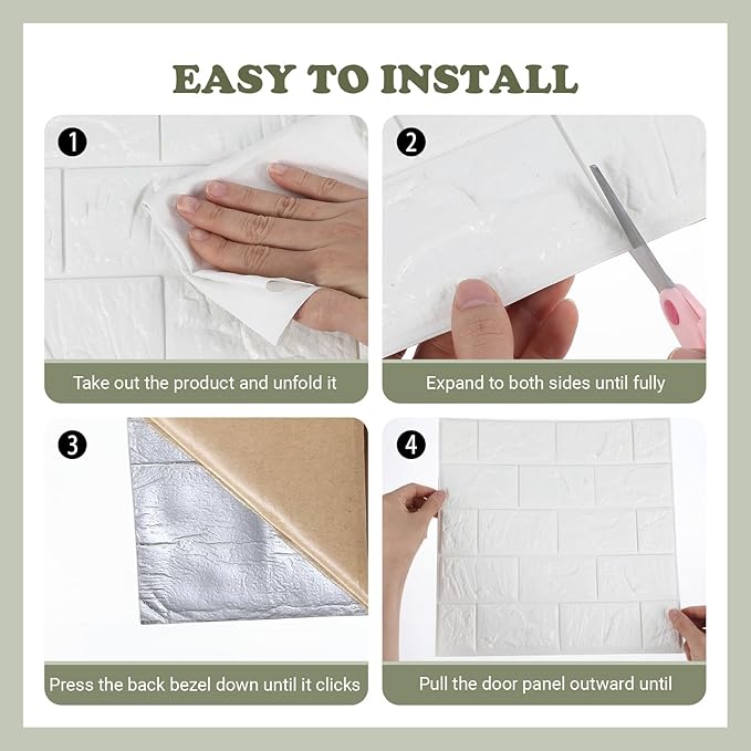 30 Pcs 3D Wall Panels Peel and Stick, Home Decoration - Image 6