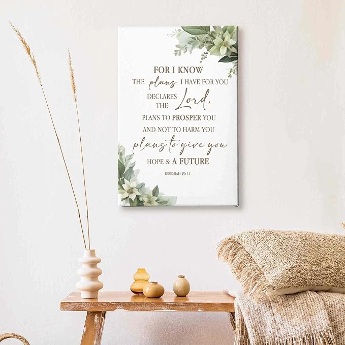 HIWX Christian Bible Verses Wall Decor, - Image 6
