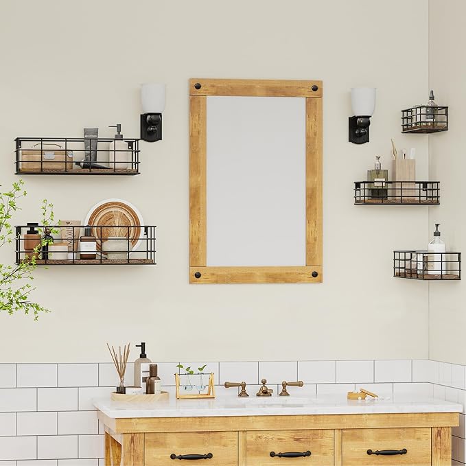 Fixwal Hanging Floating Shelves, 5 Sets of Mounted Shelves - Image 5