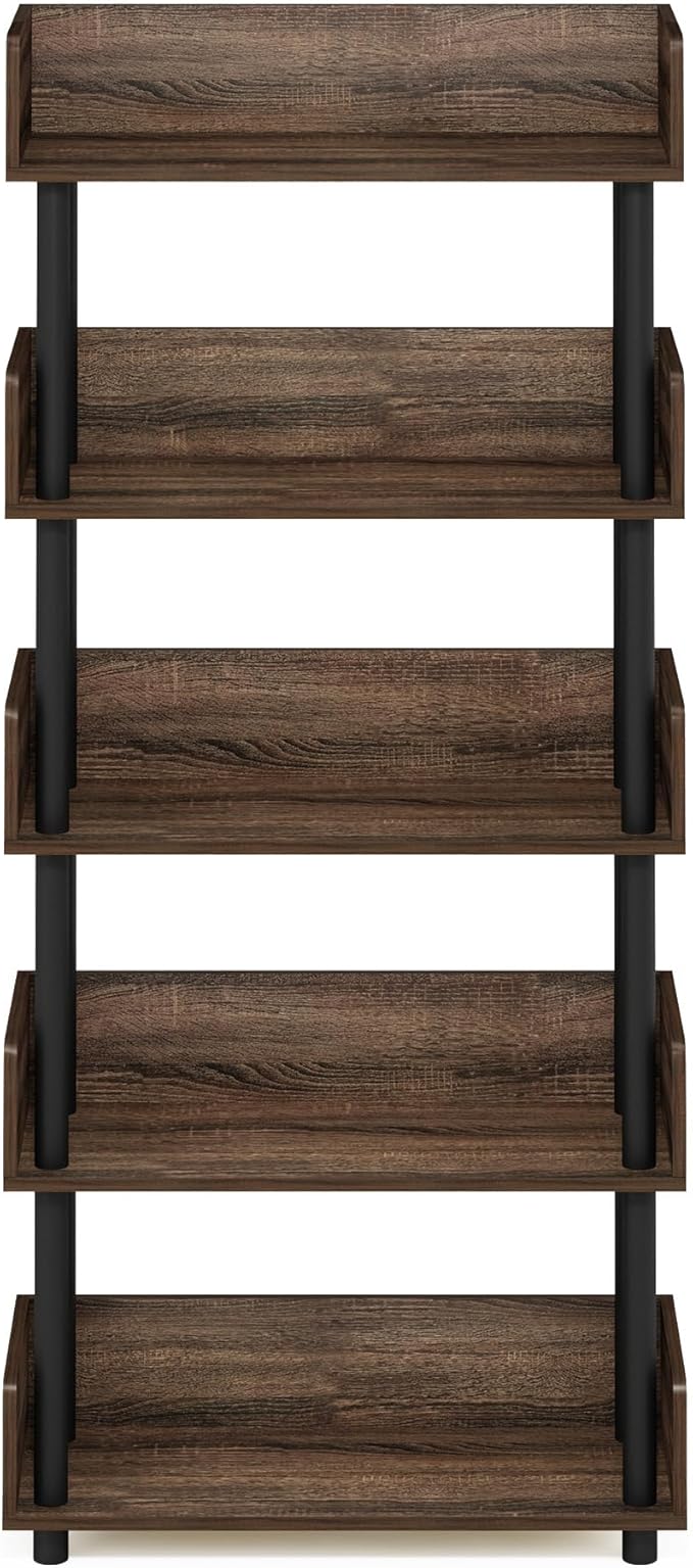 Furinno Turn-N-Tube 5-Tier Toolless Freestanding Multipurposes Display Rack - Image 6