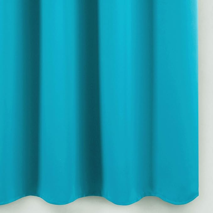 LEMOMO Teal Thermal Blackout Curtains/42 x 95 Inch/Set of 2 Panels Room - Image 8