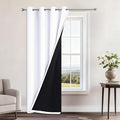 Yakamok 100% Blackout Curtains 84 Inches Long, 2 Thick Layers Heat and Full by Yakamok
