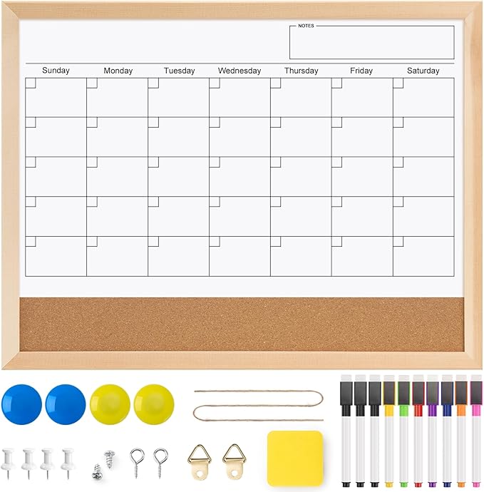 OWLKELA Monthly Dry Erase Calendar by OWLKELA