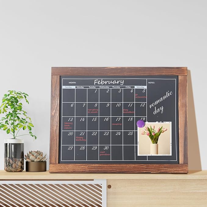 KOOLDE Chalkboard Calendar Magnetic Board Monthly Planning Board - Image 8