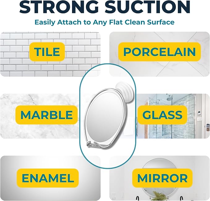 HONEYBULL Fogless Shower Mirror - Image 4