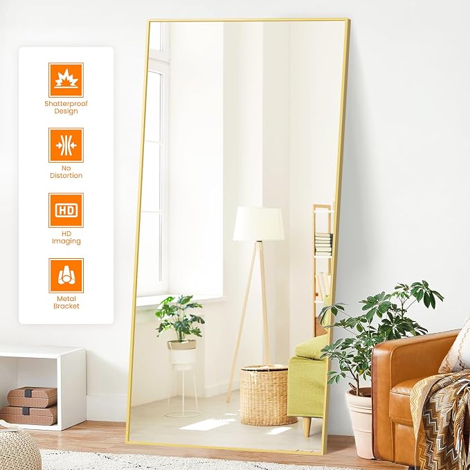 TRAHOME Full Length Mirror, Living Room, Dressing Room - Image 2