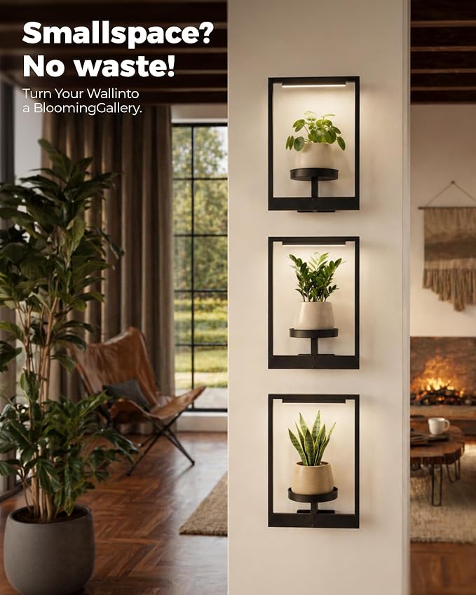 Bamworld Hanging Planters for Indoor Plants Wall Decor Outdoor Living Room - Image 4