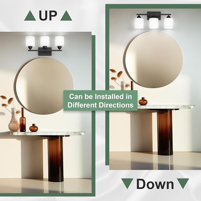 Black Bathroom Lights Over Mirror, Anti-rust Vanity Light Fixture - Image 5