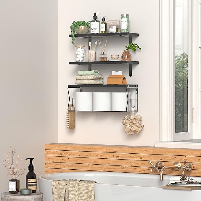 Floating Bathroom Shelves Wall Mounted - Image 4
