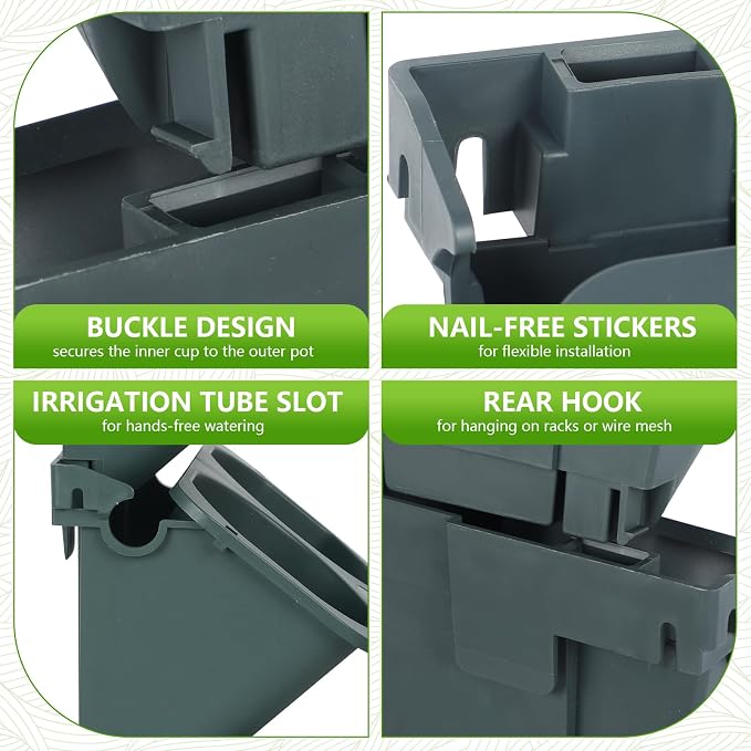 3-Tiers Vertical Wall-Mounted Planter - Image 8