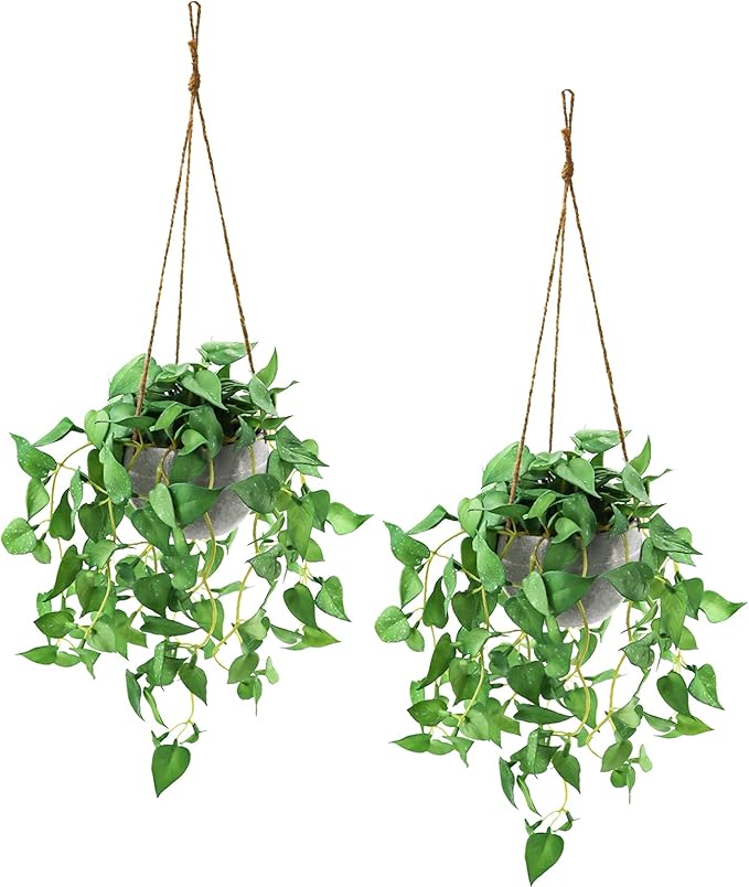 TNNTOPELE Hanging Plant Fake Plants by TNNTOPELE