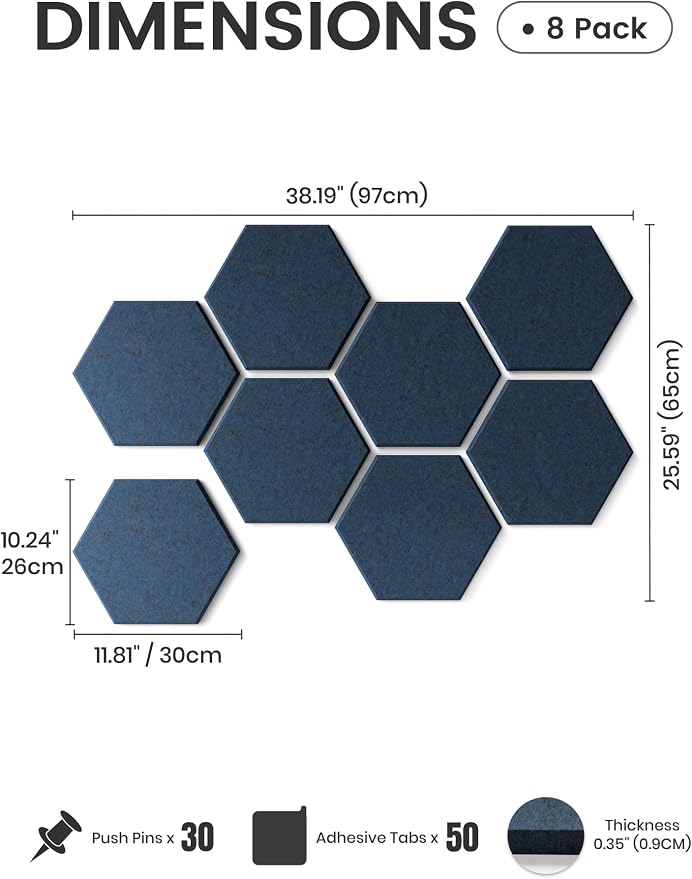 Fluxynara Hexagon Cork Board Alternative - Image 2