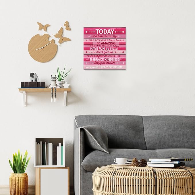 Pink Wall Decor, Inspirational Office Wall Art - Image 5