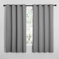 NICETOWN Silver Grey Blackout Curtain Panels by NICETOWN