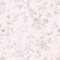 Ismoon Floral Wallpaper Peel and Stick Pink Stick on Wall Paper Vintage French by Ismoon