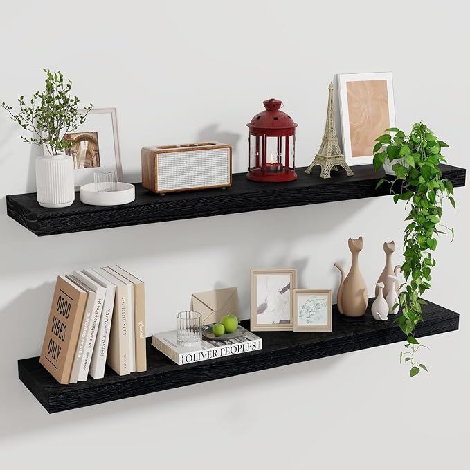 Marsmiles Wood Floating Shelves by Marsmiles