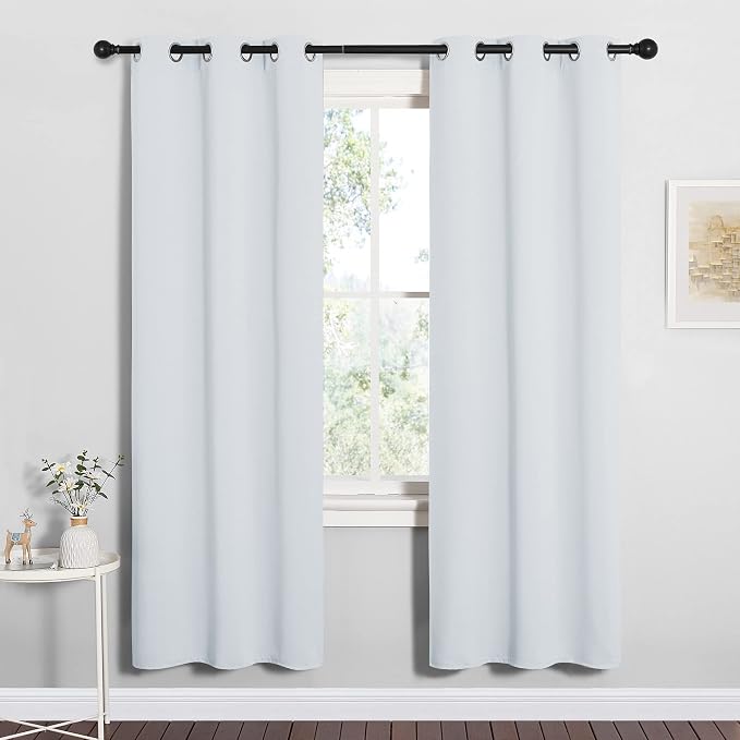 NICETOWN Room Darkening Draperies Curtains, Window Treatment Thermal Insulated - Image 2