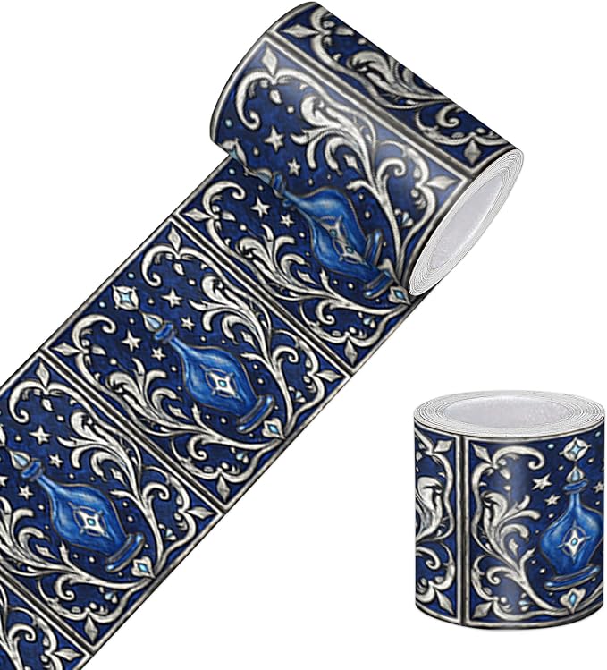 HOMETITUTE Wallpaper Border Peel and Stick Decorative Wall Trim Self Adhesive by HOMETITUTE