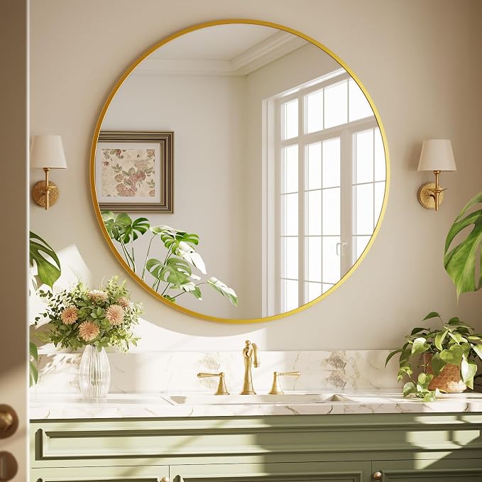 XRAMFY 40 Inch Round Mirror - Image 3
