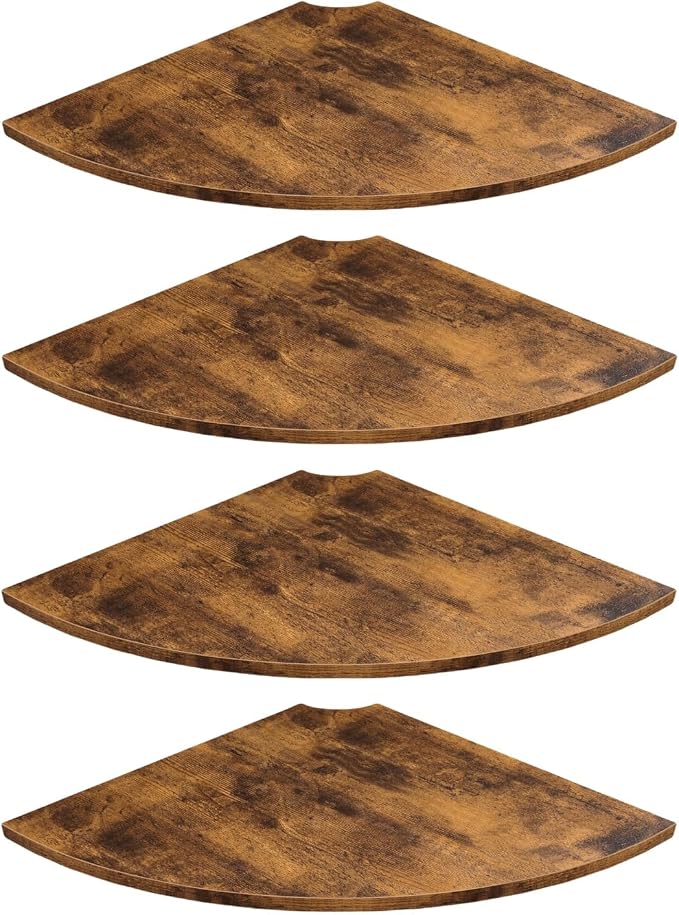 JJL Corner Shelves, 12 Inch Deep Corner Shelf Wall Mounted by Unknown