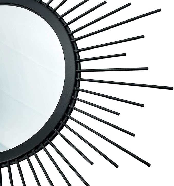 3 Pack Metal Mirrors for Wall Sunburst Wall Mirrors Home Décor Decorative - Image 6