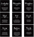Outus 9 Pieces Inspirational Phrases Posters Wall Decor Motivational Sayings by Outus