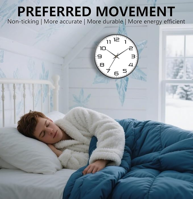 Modern Wall Clocks Battery Operated - Image 4